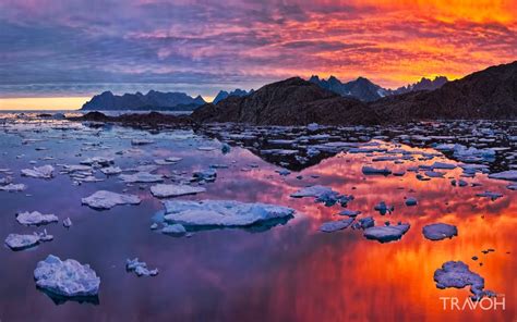 Experience Amazing Arctic Sunsets In Kulusuk Greenland At Torsuut