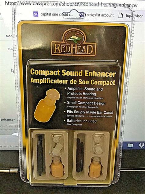 Redhead Ear Plugs Sound Enhancer Ebay