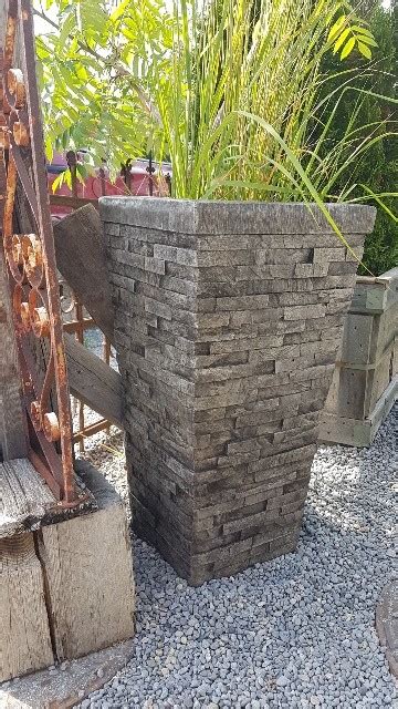 Ic5424 Large Stacked Stone Planter Legacy Vintage Building