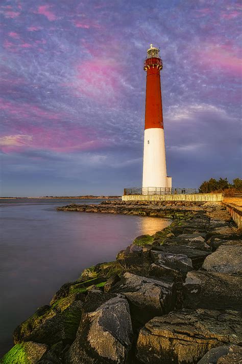 Barnegat Bay Lighthouse Sunset Photograph By Susan Candelario Pixels