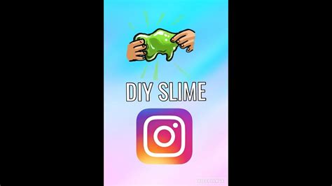 Diy Instagram Slime Different Types Of Slime Youtube