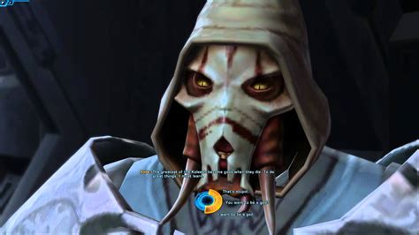 Swtor Sith Inquisitor Companion Storyline Xalek Spoilers Youtube