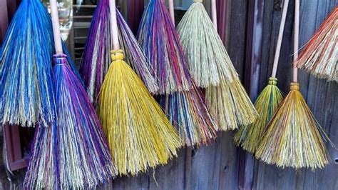 Colorful Brooms From Broomcorn Johnnys
