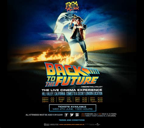 Back To The Future Secret Cinema Tickets Image