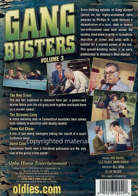 Gang Busters Volume 3 Dvd 1955 Dvd Empire