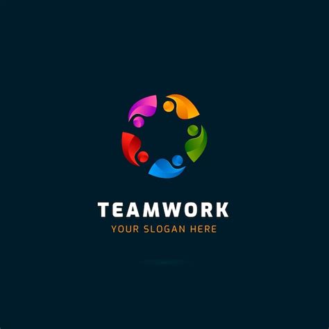 Premium Vector Teamwork Business Logo Design