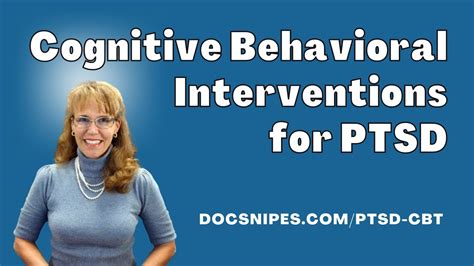 Cognitive Behavioral Interventions For Ptsd Youtube