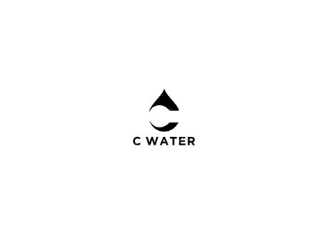 Premium Vector C Water Logo Design Vector Illustration