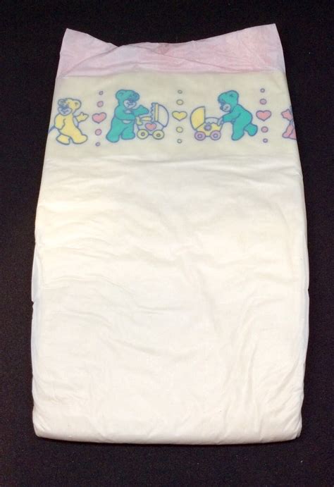 Vintage Pampers Phases Diaper For Girls Sz Mini Europe Import Ebay