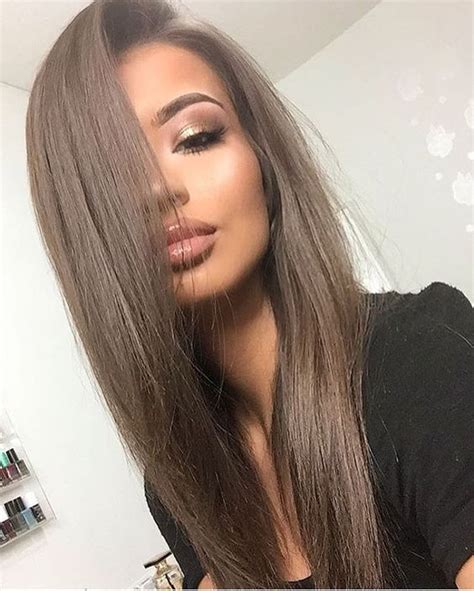 Light ash brown has a distinct hint of blonde, and this is what makes it a unique color. ᒪOᑌIᔕE ♡ | Ash brown hair color, Brown hair looks, Ash ...