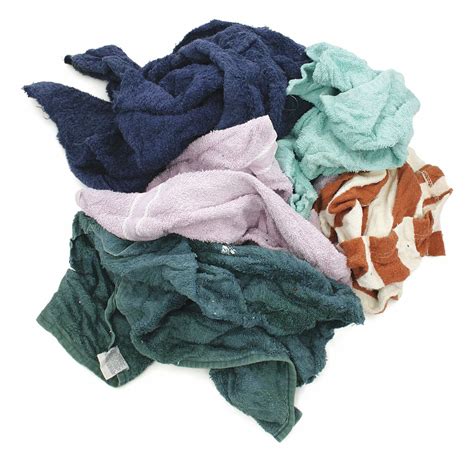 Grainger Approved Cloth Rag Terry Cloth Assorted Varies 10 Lb