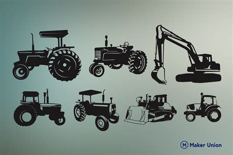 Tractors Free Dxf Files Maker Union