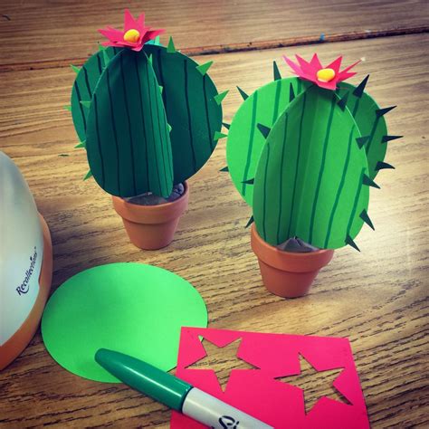 Paper Crafts · Art Projects For Kids Paper Cactus Cactus Craft