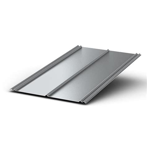 Union Corrugating 216 Ft X 12 Ft Ribbed Silver Steel Roof Panel In The