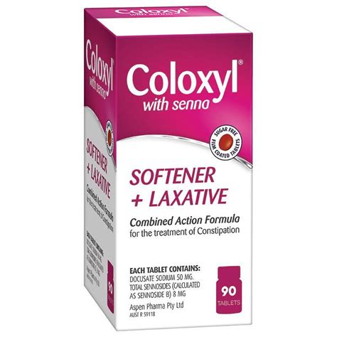 Coloxyl And Senna 90 Tablets Limit 2 Per Order