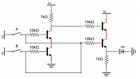 Xor Logic Gate Transistor Circuit Diagram