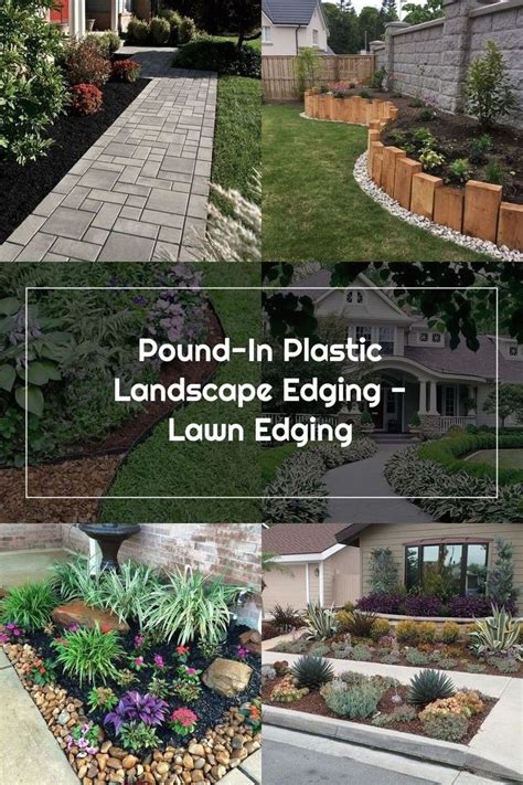 This product is 10 feet tall and has the appearance of an upscale modern brick. Pound-In Edging - Modern Design in 2020 | Landscape edging ...