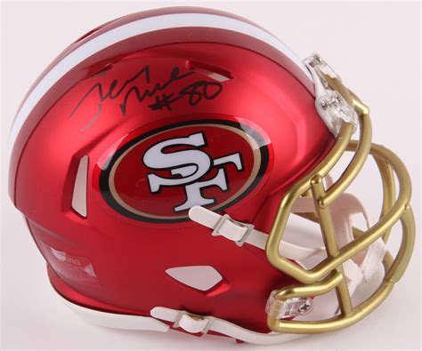 The latest tweets from san francisco 49ers (@49ers). Jerry Rice Signed 49ers Mini Blaze Speed Helmet (Beckett ...