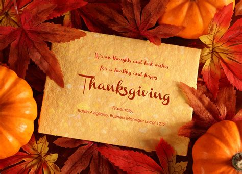 Have A Happy Thanksgiving Ibew 1212