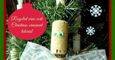 Make It Easy Crafts Recycled Wine Cork Angel Ornament