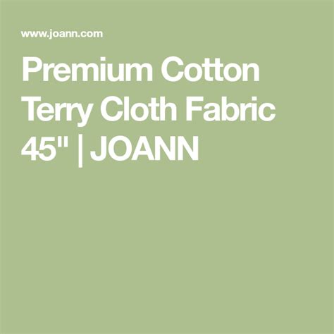 Cotton Terry Cloth Fabric Solids Joann Cotton Terry Cloth Terry