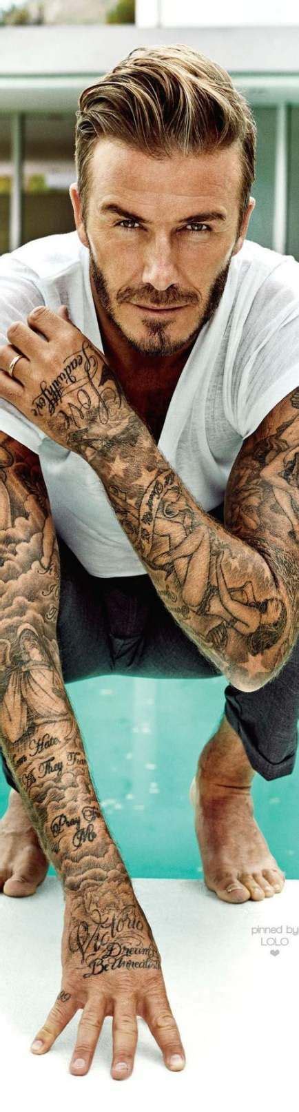 David Beckham Tattoos Back 19 David Beckham Tattoos And Their