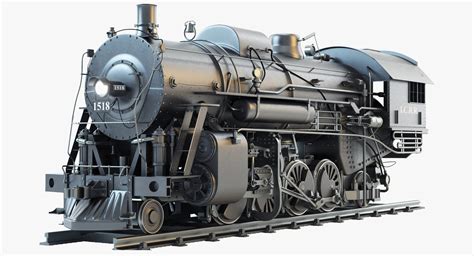 Steam Locomotive 3d Model Free
