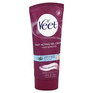 Depilatories can also come in gels like veet® gel cream hair remover. Veet Hair Removal Gel Cream Sensitive Skin Formula — 6.76 ...