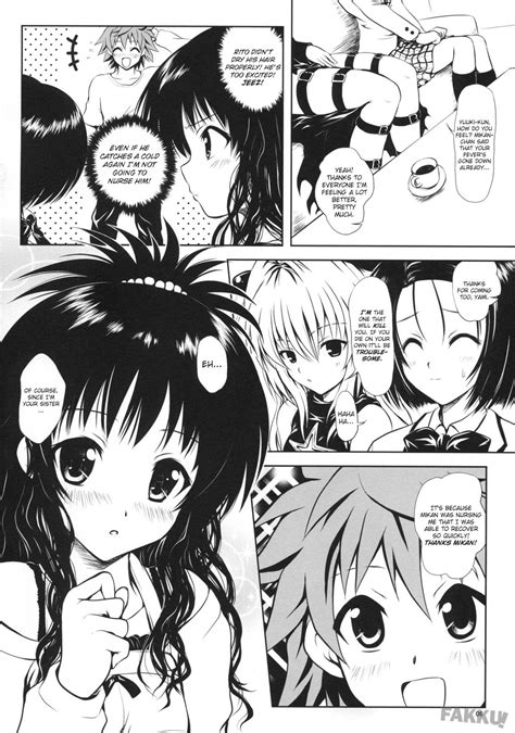 Rule 34 Blush Closed Eyes Comic Golden Darkness Konjiki No Yami Open Mouth Sairenji Haruna To
