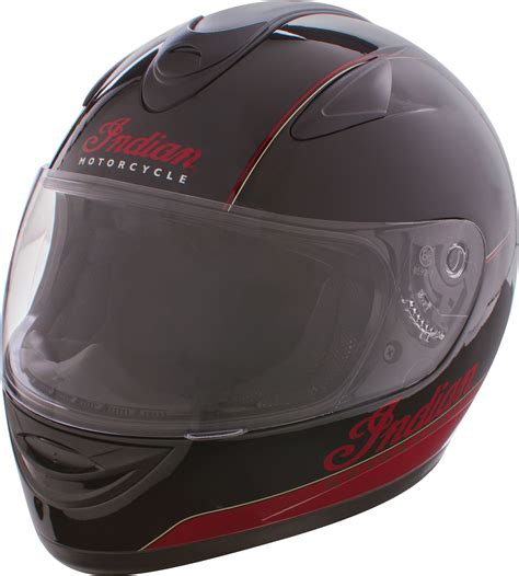 Open face retro helmet with stripes, white. Indian Motorcycle Full Face Helmet | Indian motorcycle ...