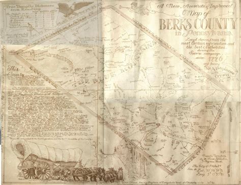 [Map] Map of Berks County, Pennsylvania in 1776 Local History, Family