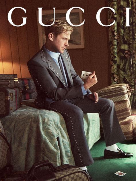Gucci Valigeria Ryan Gosling Suit Ryan Gosling Gucci Campaign
