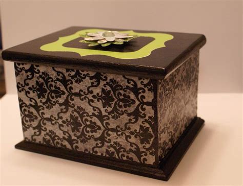 Upcycle Recycle Reuse Upcycled Jewelry Box Decoupage