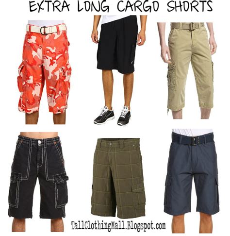 Mens Long Cargo Shorts Archives Tall Clothing Mall