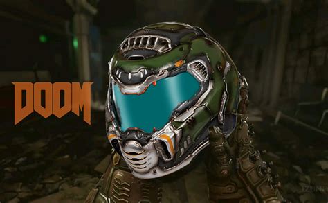 Doom Marine Mask Doom Slayer Deluxe Helmet Doomguy Full Face Mask Cosplay Costume Halloween