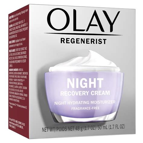 Olay Regenerist Night Recovery Night Cream Face Moisturizer Hy Vee