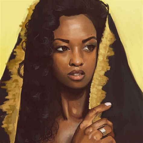 Gustywhileblack Triplegoddesss Fyblackwomenart Artist Imogen Black Girl Art Black