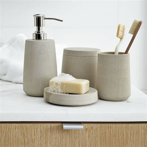 Where bathroom & vanity accessories work best. Stoneware Bath Accessories - Modern - Bathroom Accessories ...