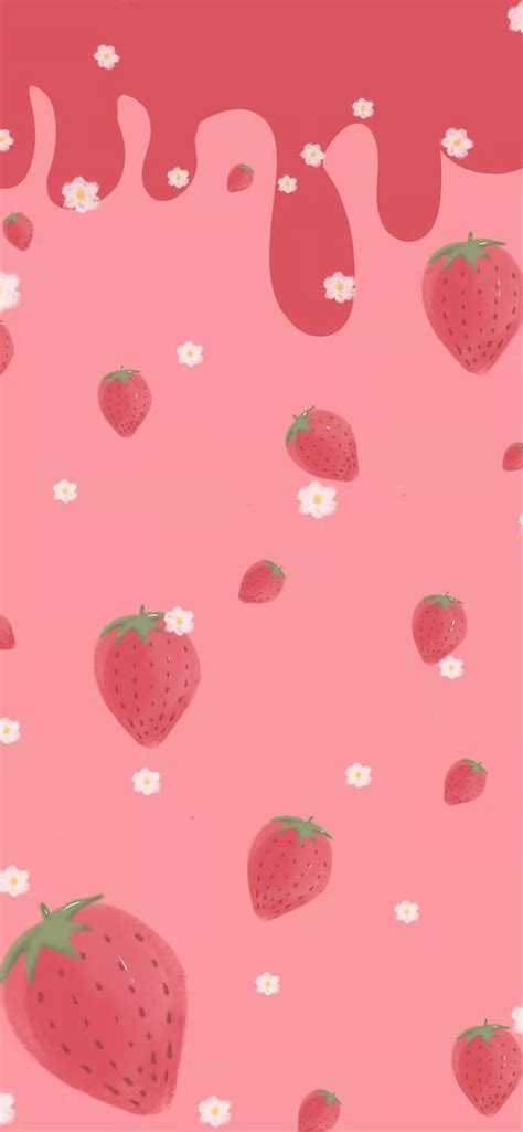 Top Imagen Aesthetic Strawberry Background Thpthoangvanthu Edu Vn