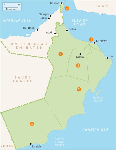 Map Of Oman Oman Map Hd Western Asia Asia