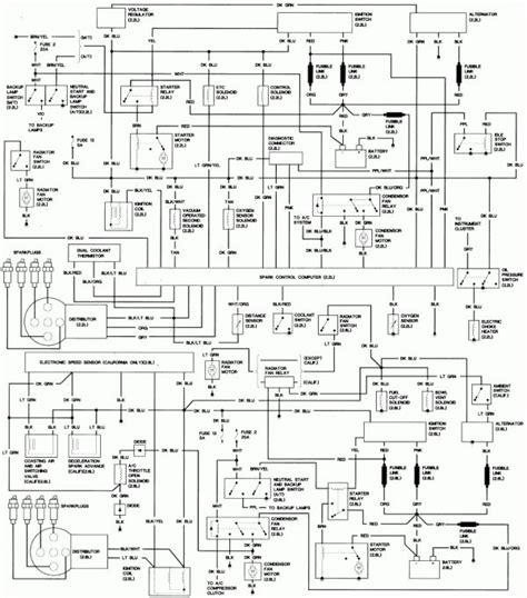 1991 lincoln continental wiring diagram schematic