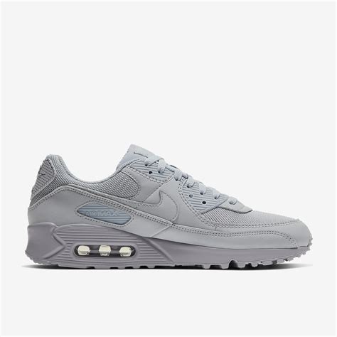 Nike Air Max 90 Wolf Grey Black Trainers Mens Shoes