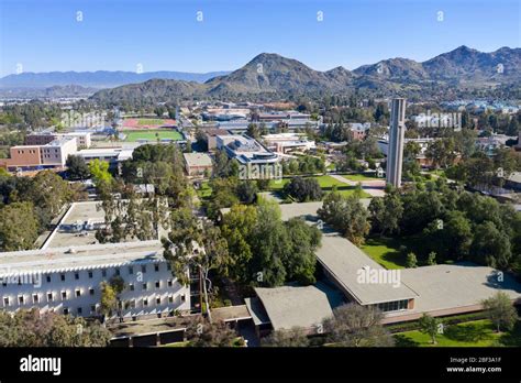 University Of California Uc Riverside Campus Aerial Views On A Clear