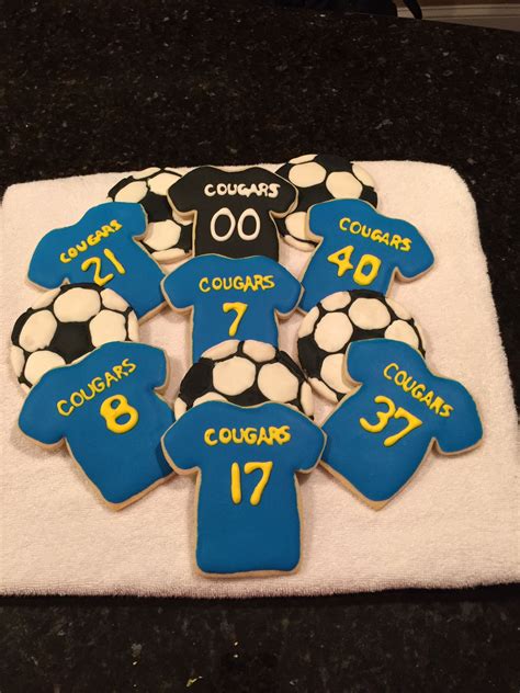 Soccer Cookies For Senior Night Or Soccer Banquet Made With