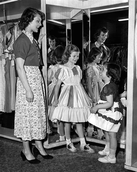 Vintage Mom And Daughter Shopping Fun Photograph By Retro Images