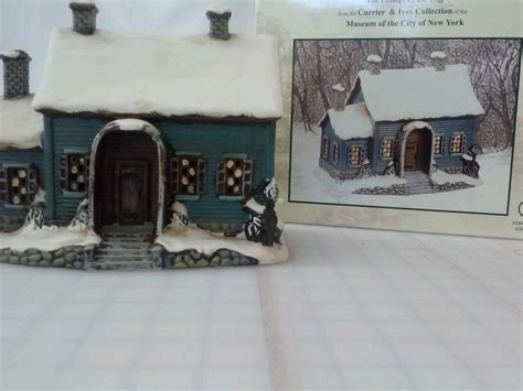 Currier Ives Museum Of New York Cottage By The Cliff Lit Porcelain