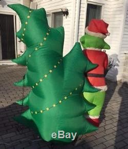 Fun christmas decorations for yard. Gemmy Airblown Inflatable Blow Up Grinch, Christmas Tree & Max