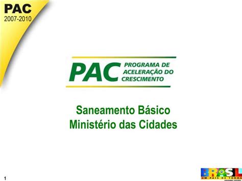 Ppt Saneamento B Sico Minist Rio Das Cidades Powerpoint Presentation