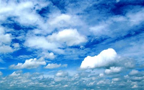 Download White Cloud Blue Nature Sky Hd Wallpaper