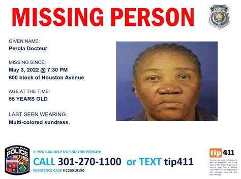 Updated Concern For Missing Takoma Park Woman Source Of The Spring
